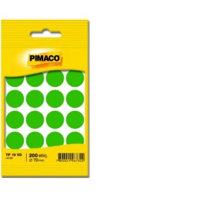 Etiqueta TP Diametro 19mm c/200 UN Pimaco