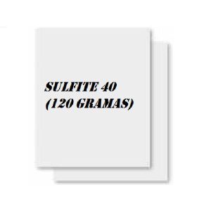 Papel Sulfite 40 A4 Branco 120g Unid.