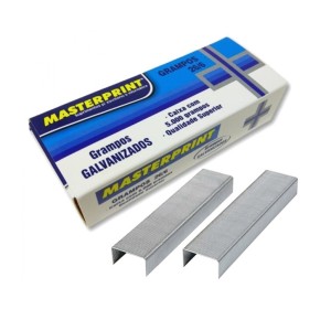 Grampo Grampeador 26/6 C/5000 Galvanizado Master