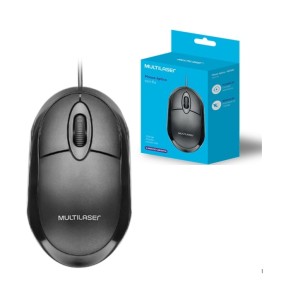 Mouse USB Com Fio 1200 DPI Ref MO300 Multilaser