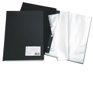 Pasta Catalogo Pt 50 Plasticos c/ Visor