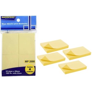 Bloco Adesivo 37,5x50mm