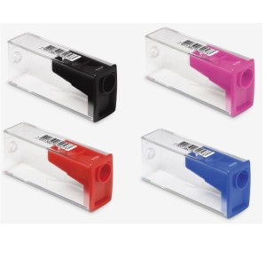 Apontador Deposito Retangular 6cm Faber Ref 125l VZF