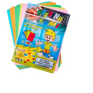 Bloco Creative Lumi A4 45FLS 5 Cores Offpinho