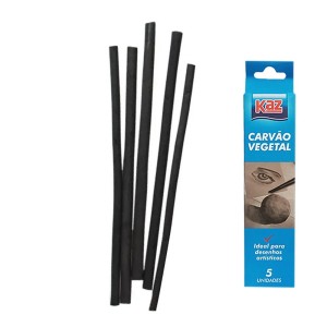 Carvão Desenho Vegetal C/5 KAZ