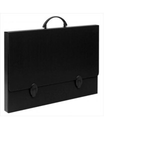 Maleta Plastica Com Alça A3 Polionda 3,5 cm Largura