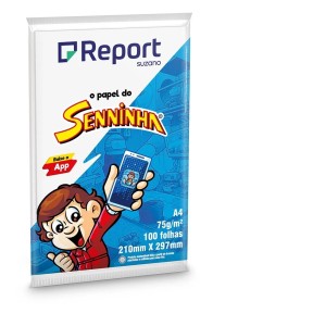Papel Sulfite A4 Branco 75G Pct 100 FL Senninha