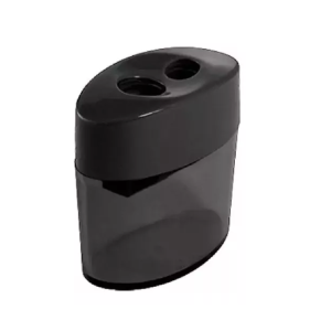 Apontador Deposito Duplo Oval Plastico Ref 4534 Leo