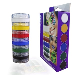 Tinta Pintura Facial c/ 06 cores Make