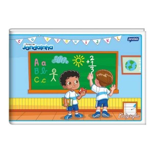 Caderno Caligrafia 1/4 Brochura 40 FL CD Jandaia