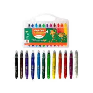 Giz Cera 12 Cores Gel Ref 72304 Leo