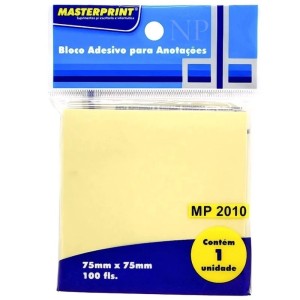 Bloco Adesivo 75x75 100 Fls Masterprint