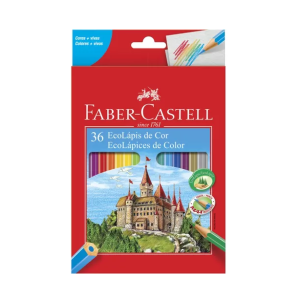 Lapis Cor 36 Cores Sextavado Faber