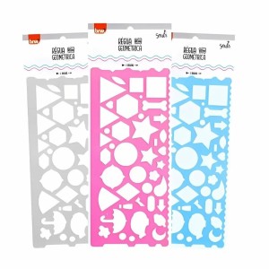 Regua Gometrica Cores BRW