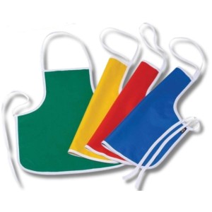 Avental Escolar Emborrachado/Transparente KAZ