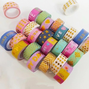 Fita Adesiva 15mmX5m Decorada Washi Tape BRW