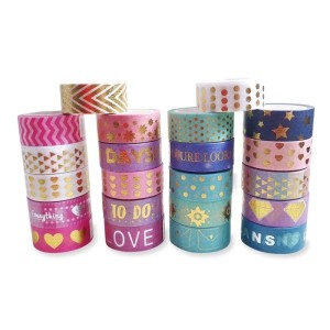 Fita Adesiva 15mmX5m Decorada Washi Tape BRW