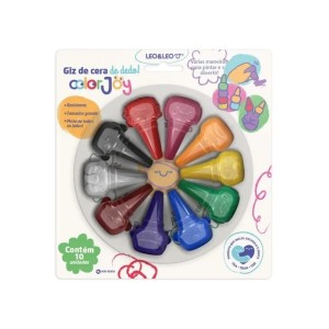 Giz Cera Meu 1º Giz 6 Cores Leo