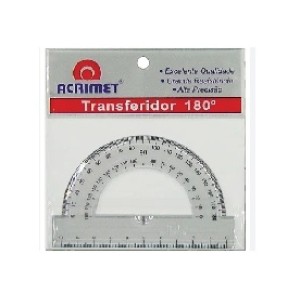 Transferidor 180 Graus Acrimet