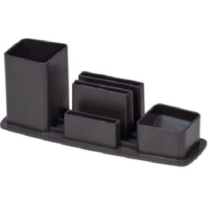 Porta Caneta Plástico 3 Repartições Ref 549 Carbrink