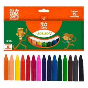 Giz Cera Curto 15 Cores REF 4459 Leo