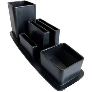 Porta Caneta Plástico 3 Repartições Ref 549 Carbrink